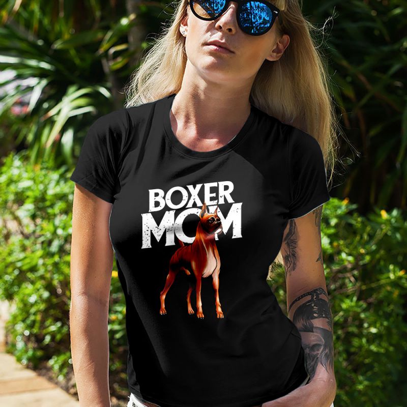Boxer Mom Women's T-Shirt