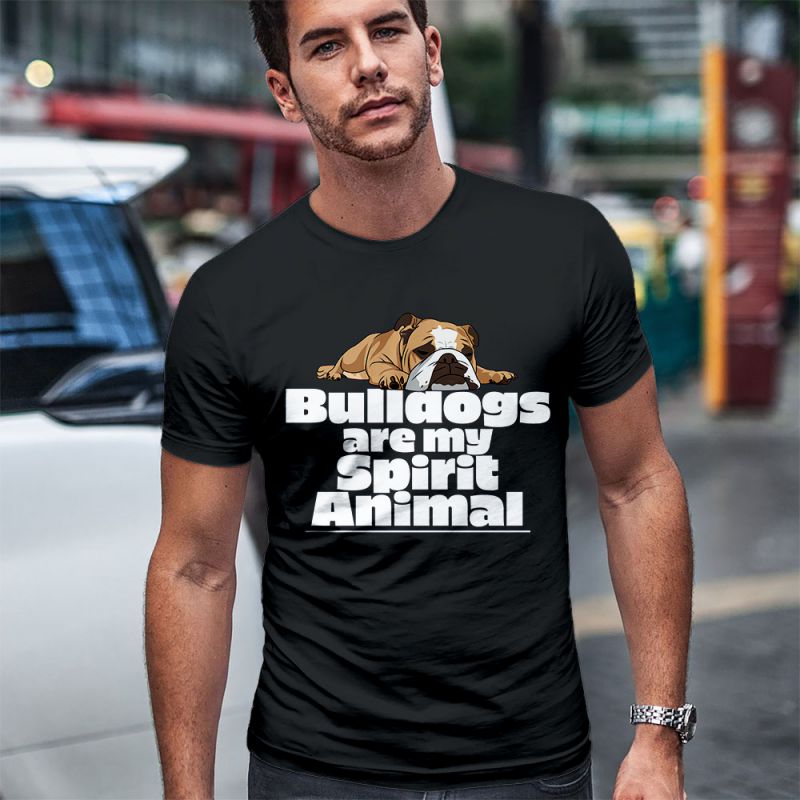 Bulldogs Are My Spirit Animal Men's T-Shirt