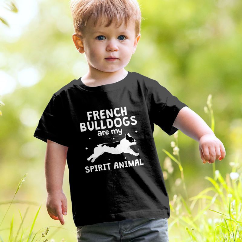 French Bulldog Spirit Animal Frenchie Unisex Youth Kids T-Shirt
