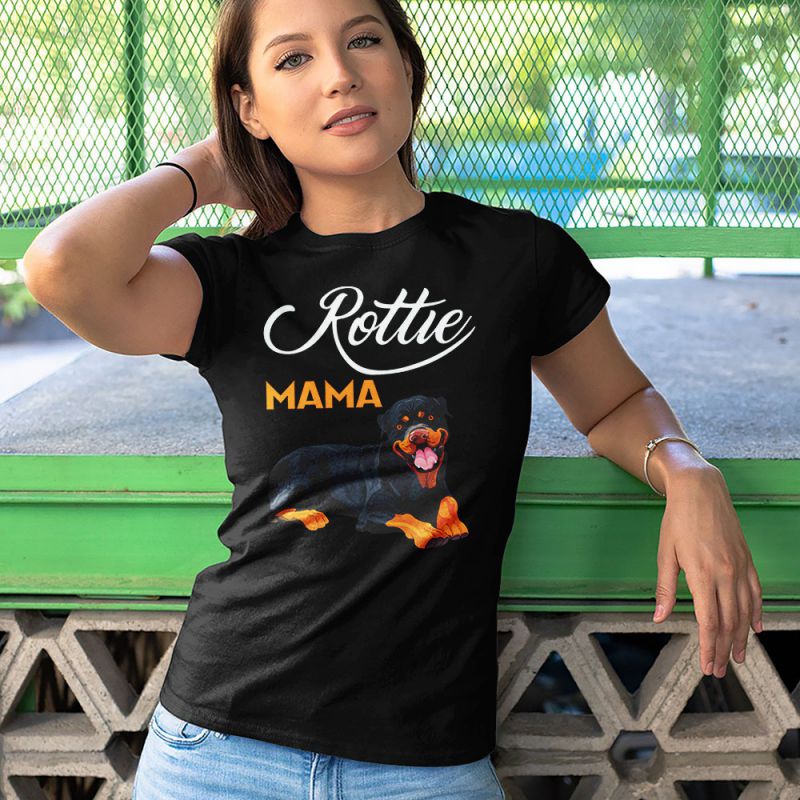 Rottie Mama - Rottweiler Mom Women's T-Shirt